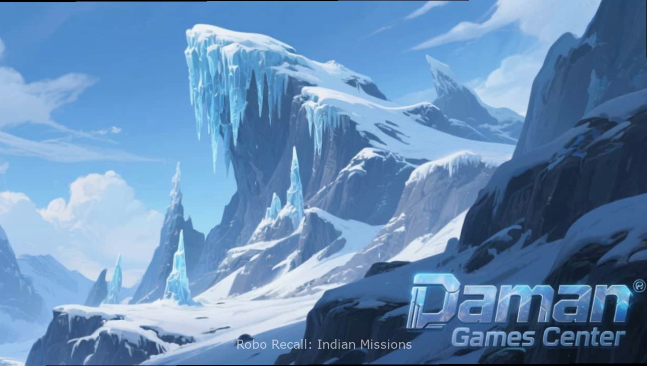 Robo Recall: Indian Missions Strategy Guide Robo Recall: Indian Missions player using strategy to defeat group of robots in a market setting with environmental objects